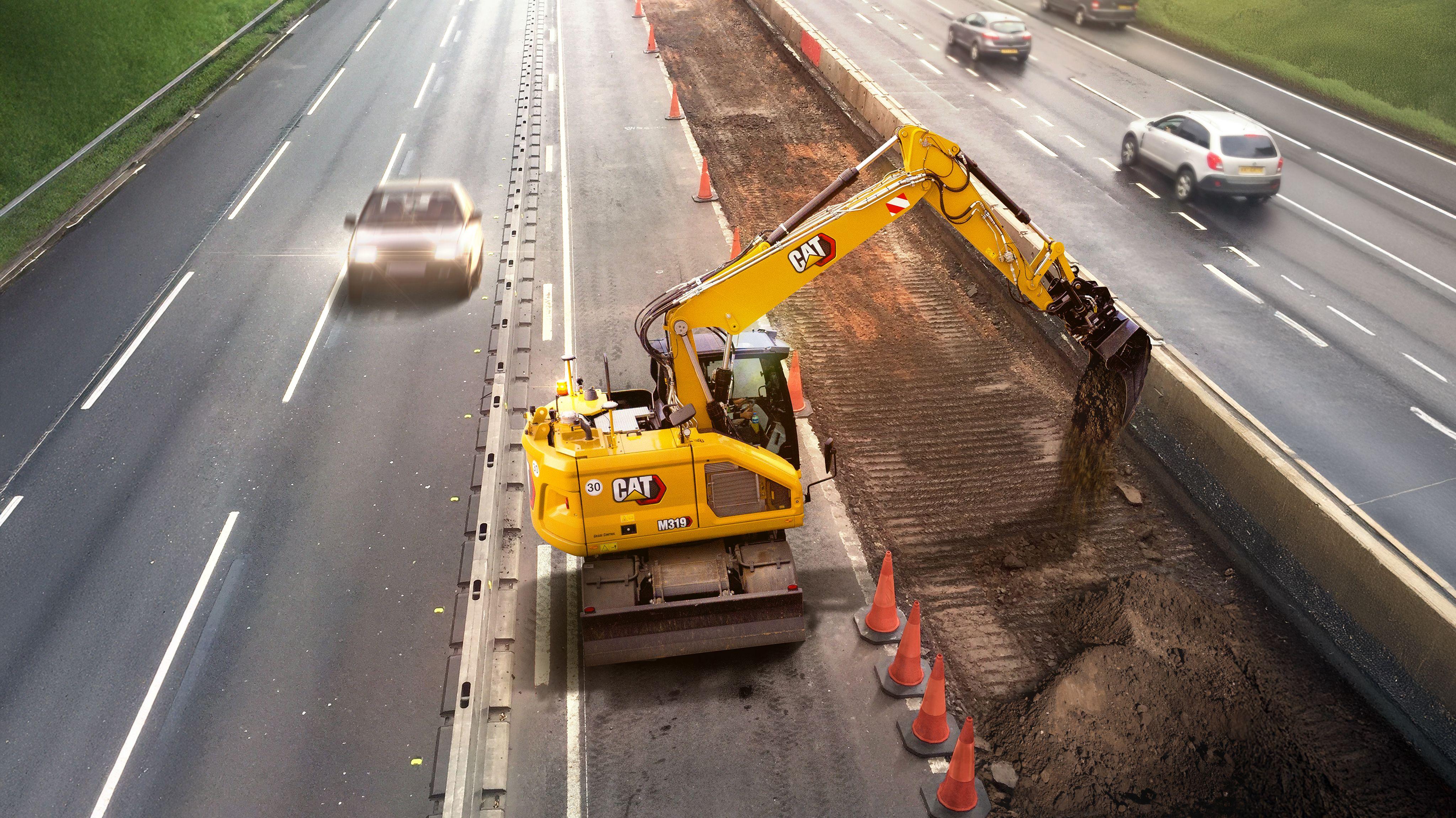 Excavator at Work