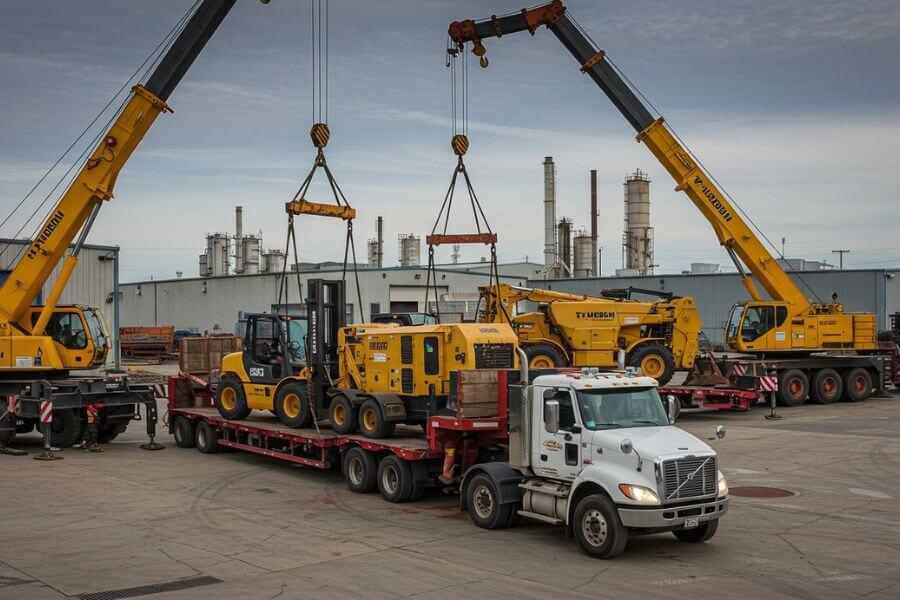 Heavy machinery & modern tools